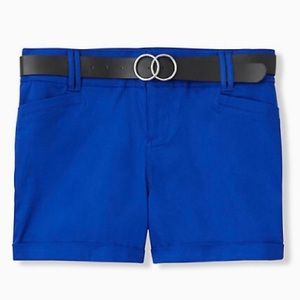 Torrid Blue Belted Shorts